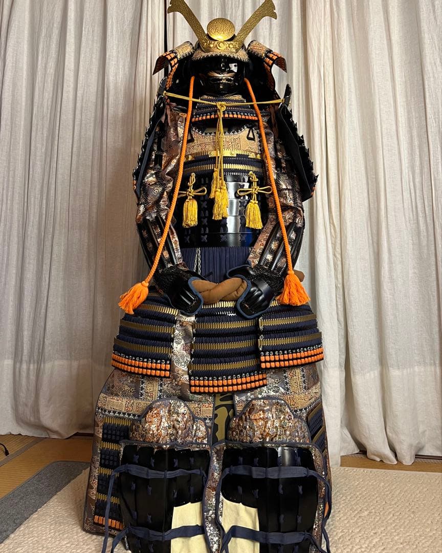 【陽菜(ハル)専用】丸武工房製【現代 甲冑 等身大】鉄地黒胴 当世具足 鎧 一式
