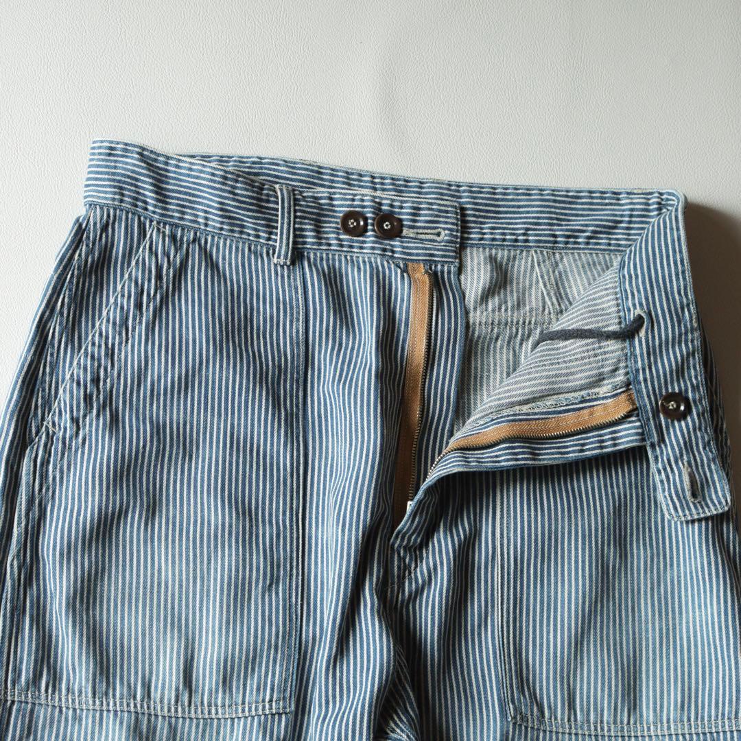 専用商品5182【美品】45R 小麦デニムの908ベイカーパンツ ストライプ