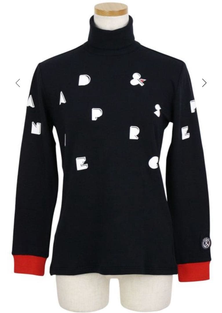 新品　アンパスィ　長袖タートルネックシャツ　レディース　ゴルフウェア