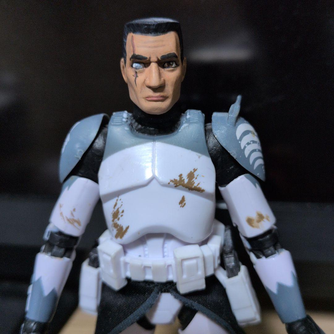 スターウォーズ　コマンダーウォルフ　クローンウォーズアニメフェイス　カスタム