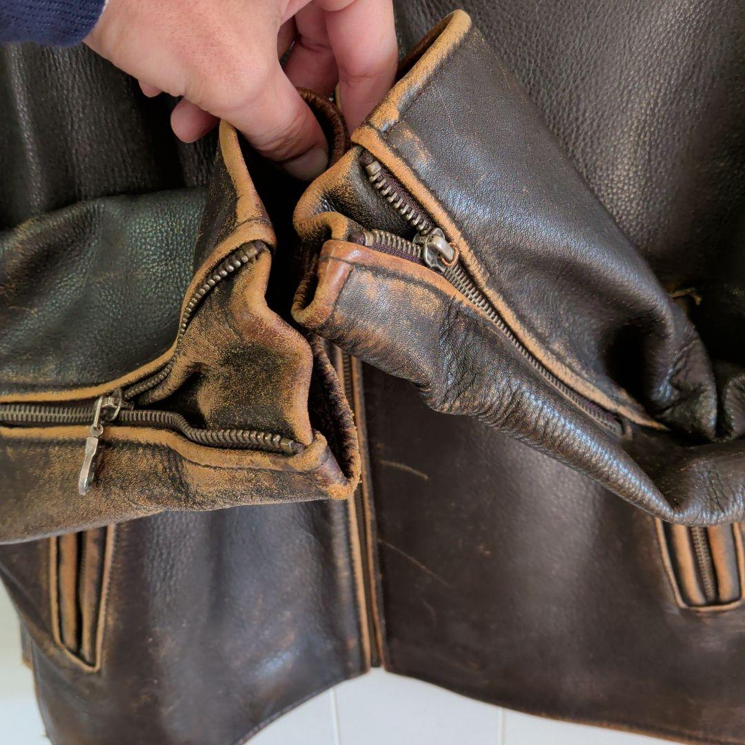 ジャケット・アウター HARLEY DAVIDSON Leather jacket M brown