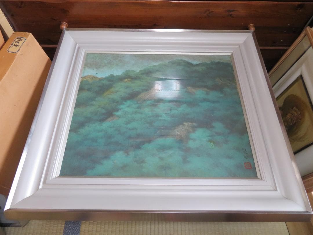 ◆   三輪晁勢　「六甲山」　日本画F10号　日本芸術院賞　師：堂本印象◆