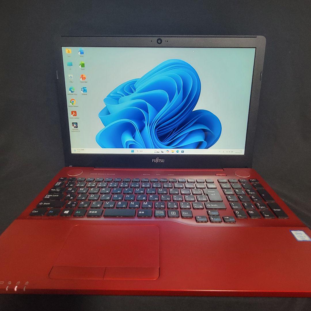 富士通 AH53/X 512GB SSD corei7 office2021