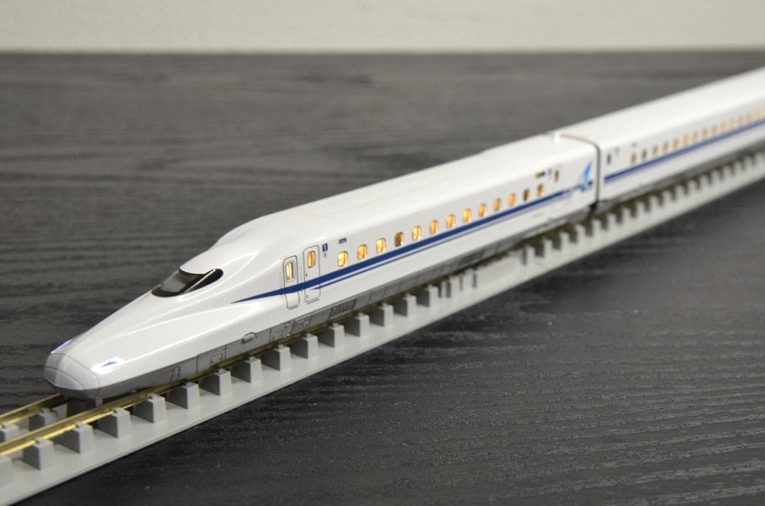 【軽加工品】KATO N700A 東海道新幹線 16両フルセット 自作室内灯付き