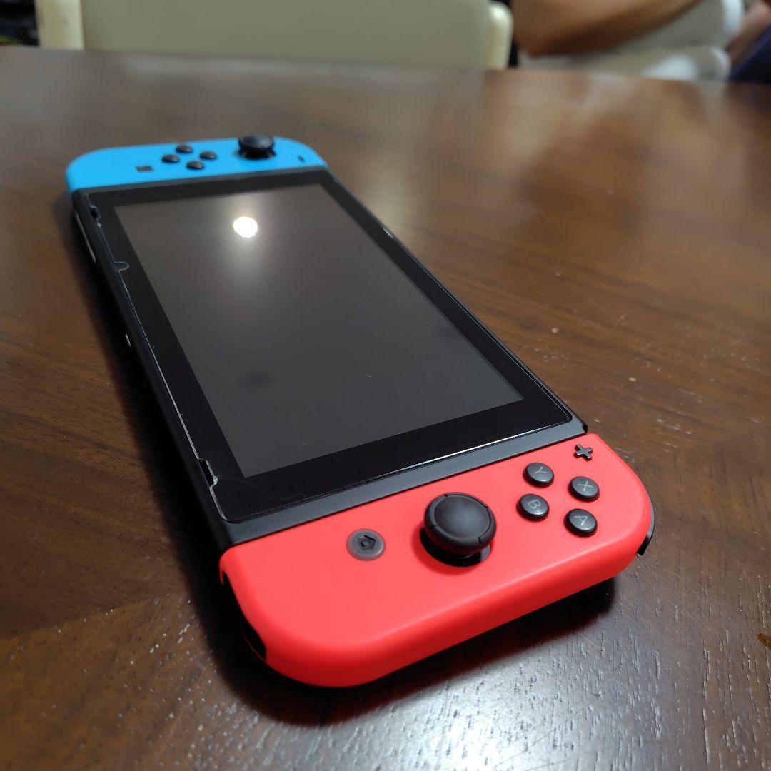 nintendo switch （後期モデル）本体　中古　フルセット