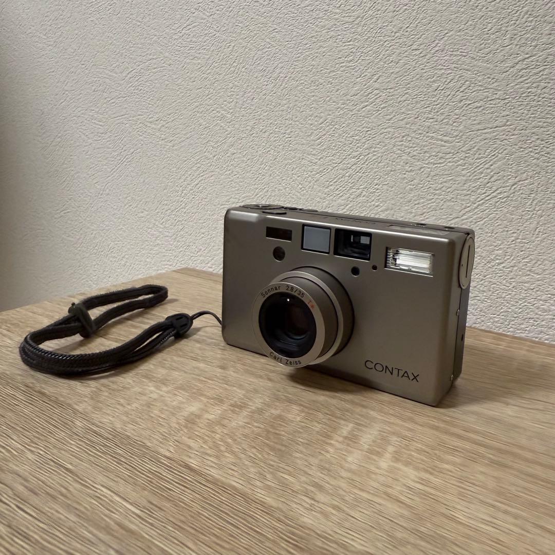 【動作確認済み】CONTAX T3 コンパクトフィルムカメラ チタンシルバー