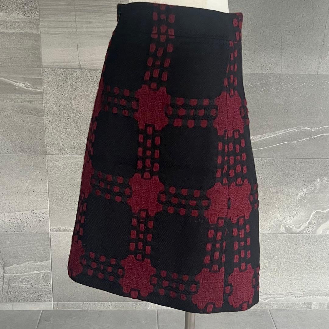 GUCCI グッチ　Aラインスカート　チェック　美品