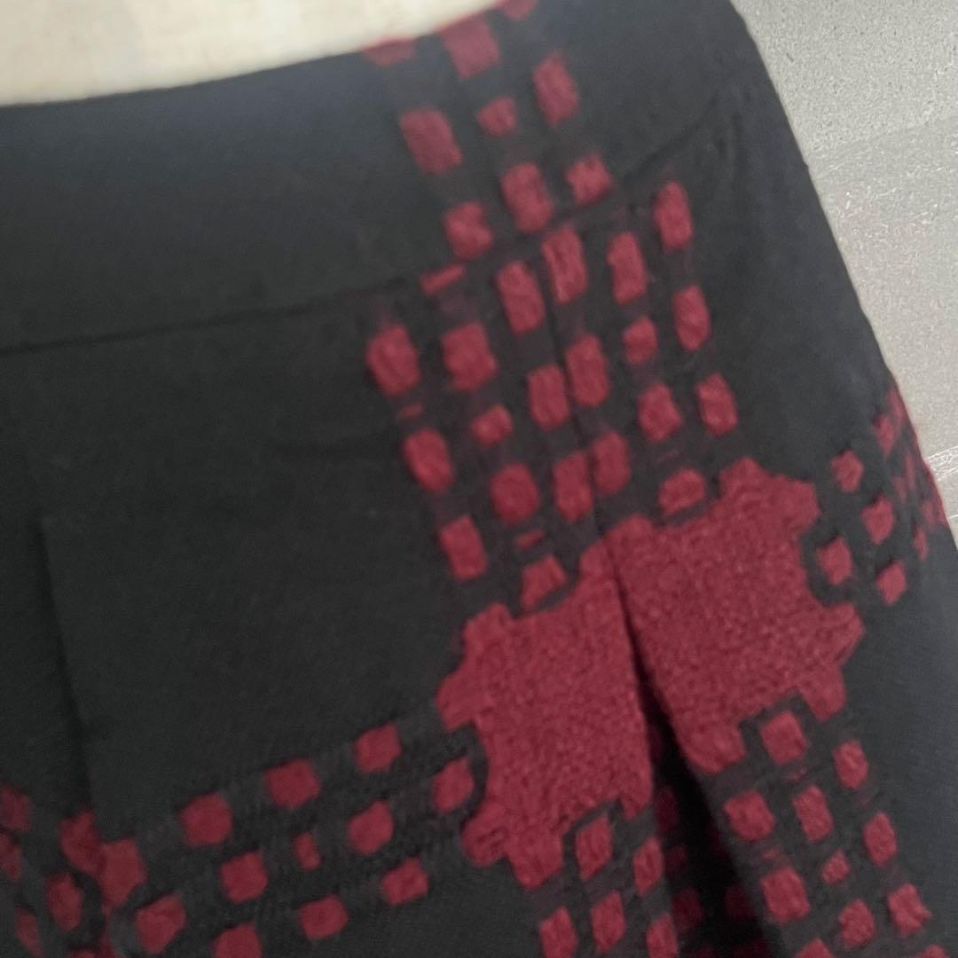 GUCCI グッチ　Aラインスカート　チェック　美品