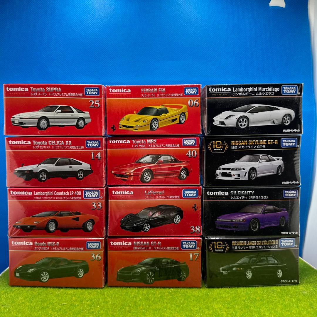 入手困難　希少　トミカプレミアム　12台セット　発売記念仕様　トミカモール限定