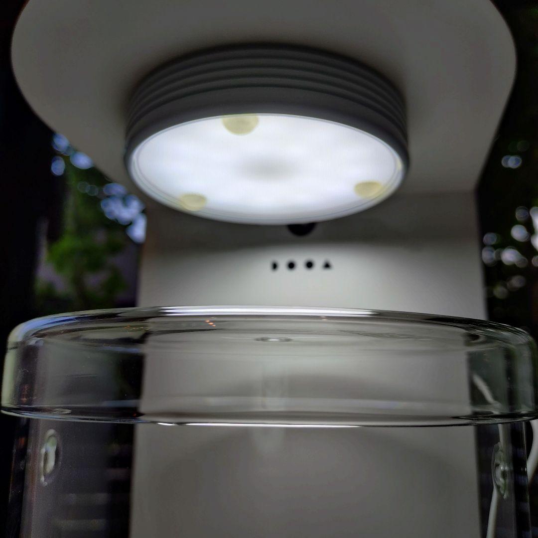 【DOOA 】ガラスポットMARU130 マグネットスタンド/ライトセット