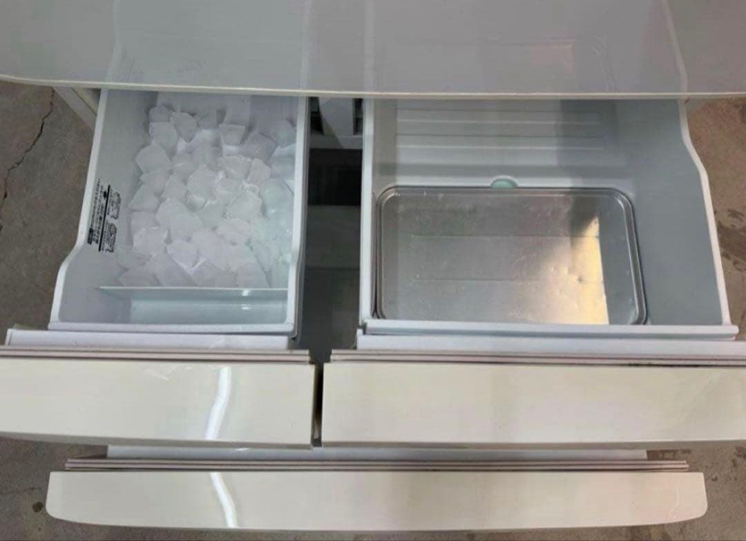 2014年式510L TOSHIBA 冷蔵庫 GR-G51FX(WS)