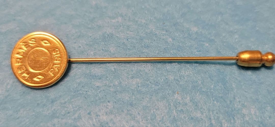 Hermès エルメス ピンブローチ セリエ ゴールド