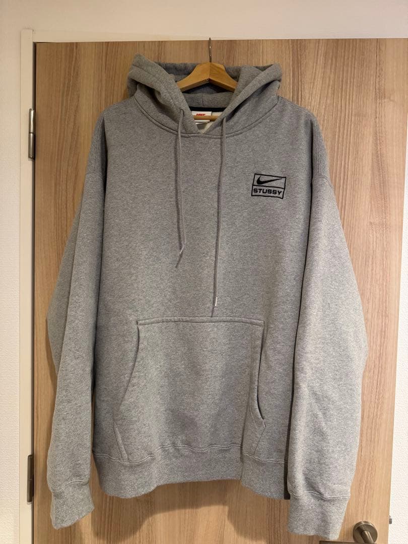 NIKE×STUSSY コラボパーカー Lサイズ グレー