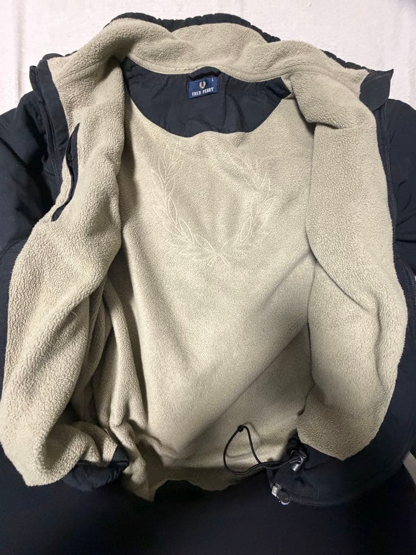 古着　FRED PERRY ブルゾン　ジャケット　ブラック　黒