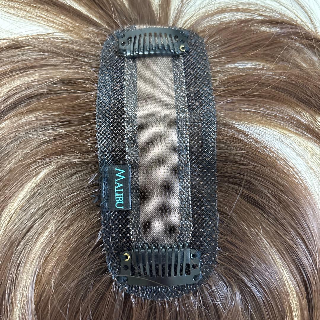 ブラウン ショートボブウィッグ 合成繊維