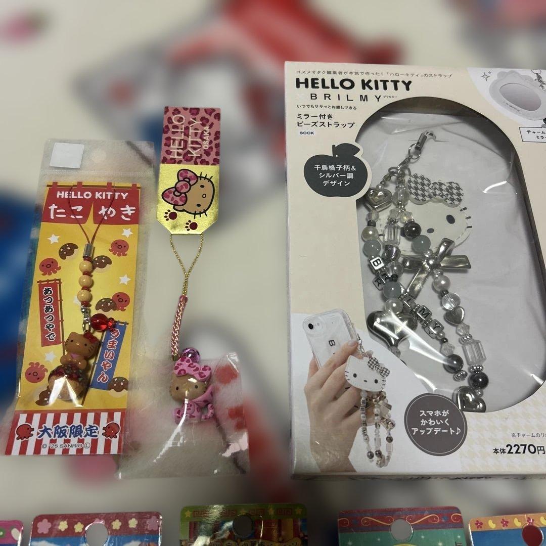 【未使用】ご当地キティ根付けファスナーマスコット