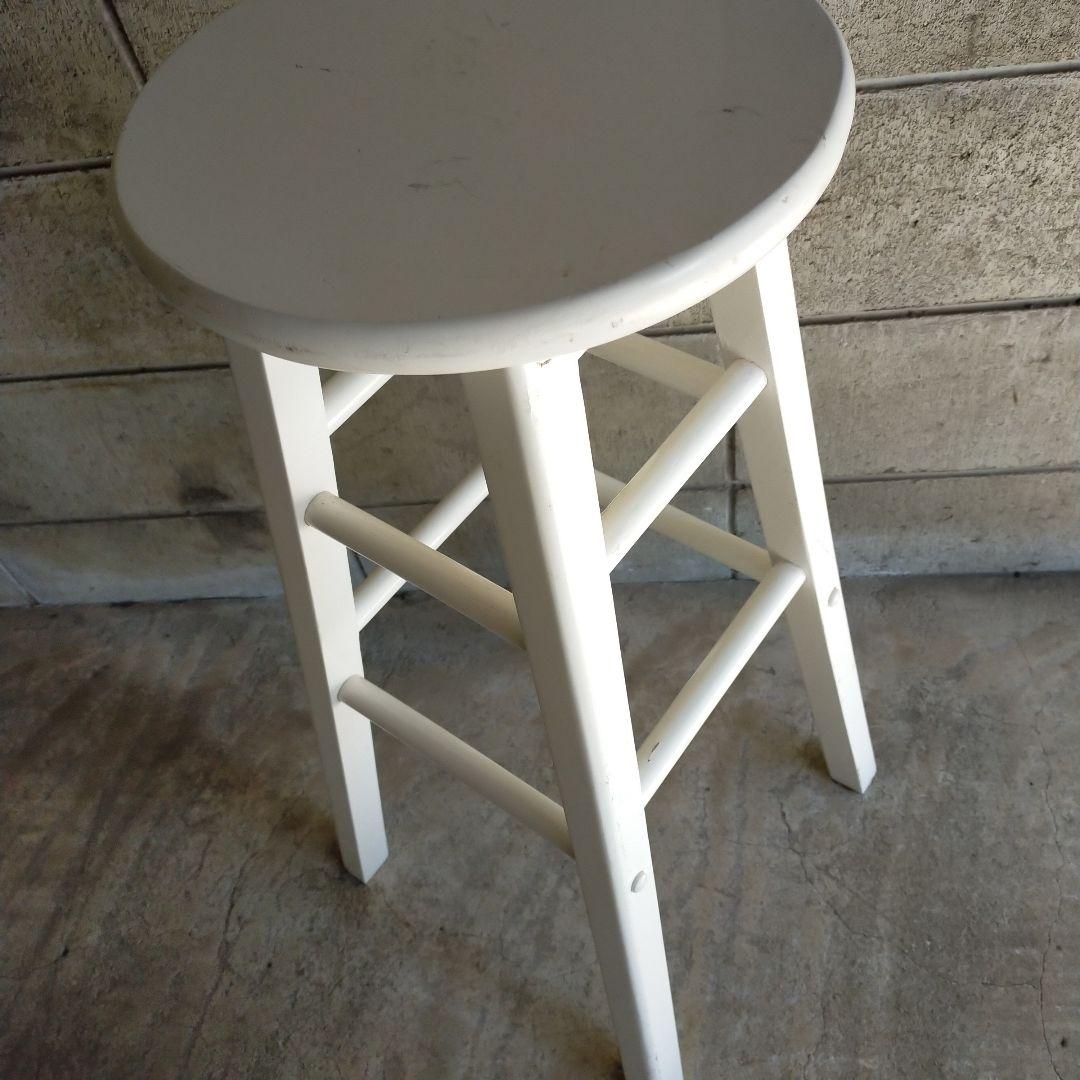 昭和レトロ・丸椅子・カウンターチェアー・木製・インテリア雑貨・ガーデニング・