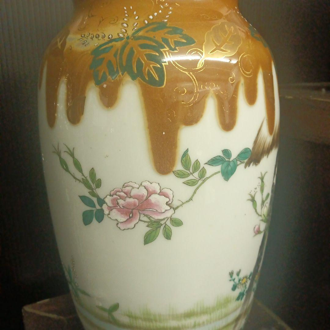 ごはんまま　明治時代　里帰り　瀬戸焼　川本枡吉　花瓶