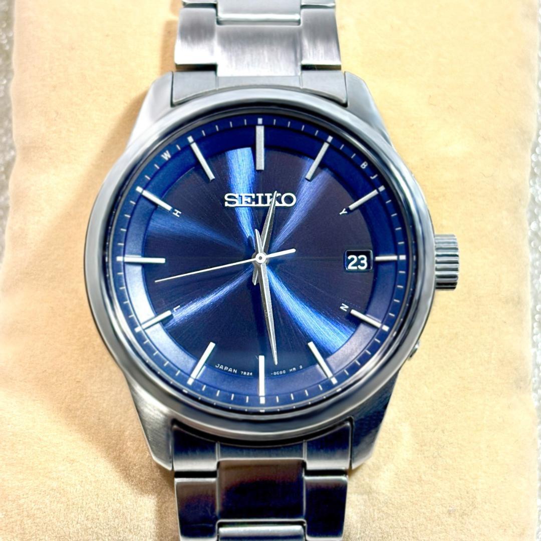 SEIKO ソーラー電波 SBTM231 7B24-0BJ0 ブルー 超美品