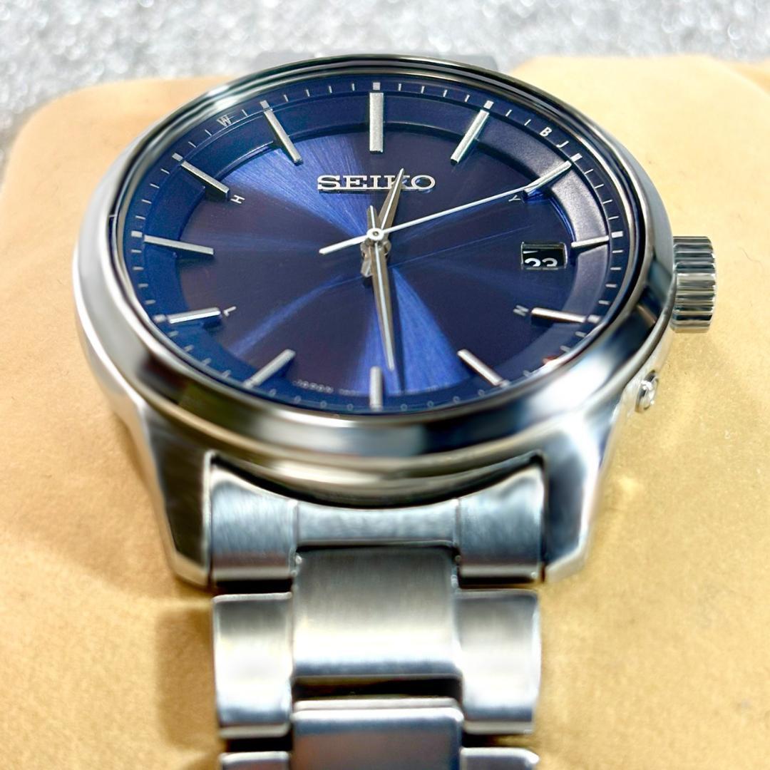 SEIKO ソーラー電波 SBTM231 7B24-0BJ0 ブルー 超美品