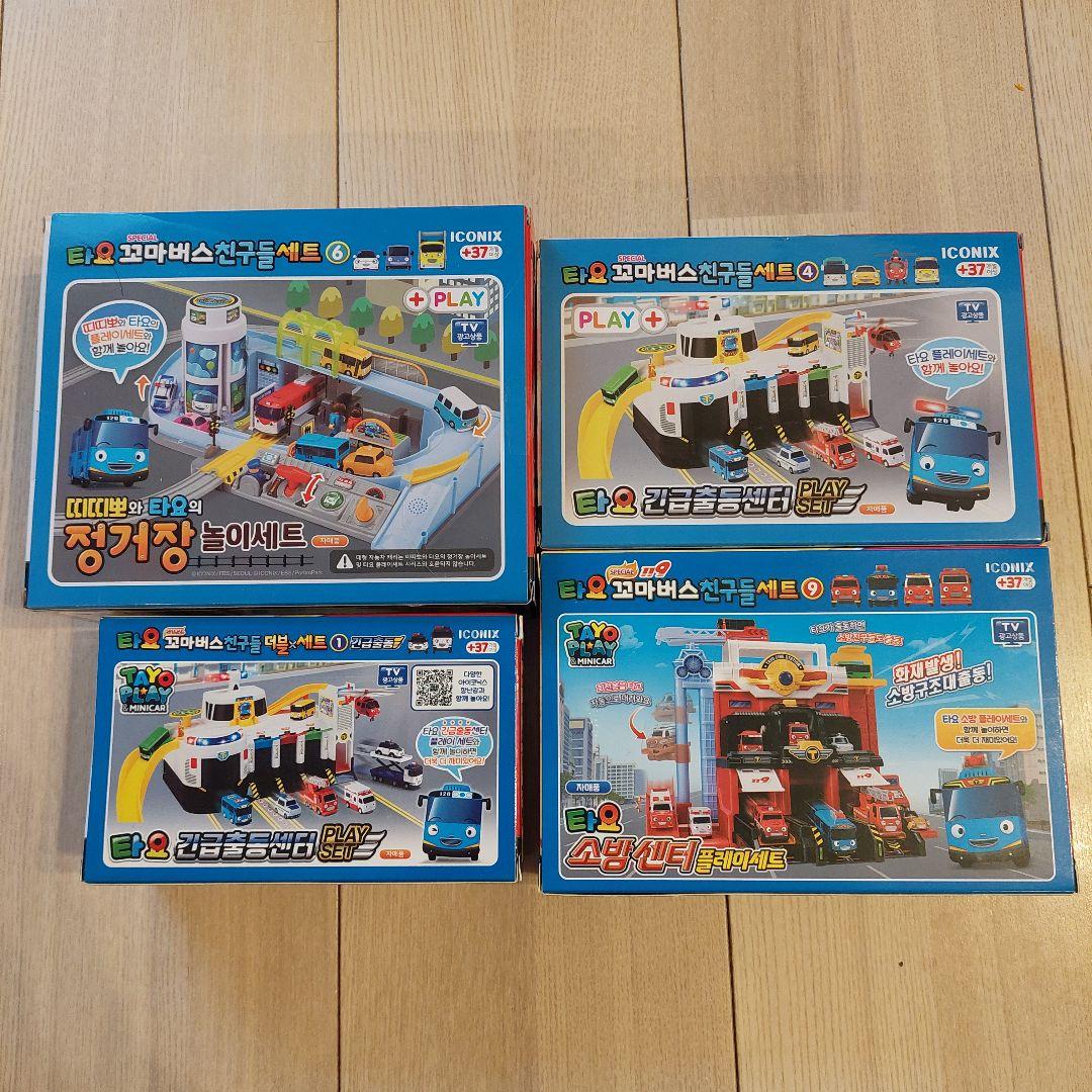 ちびっこバス タヨ フレンズ 4種類 ミニカー タヨ おもちゃ 箱付き