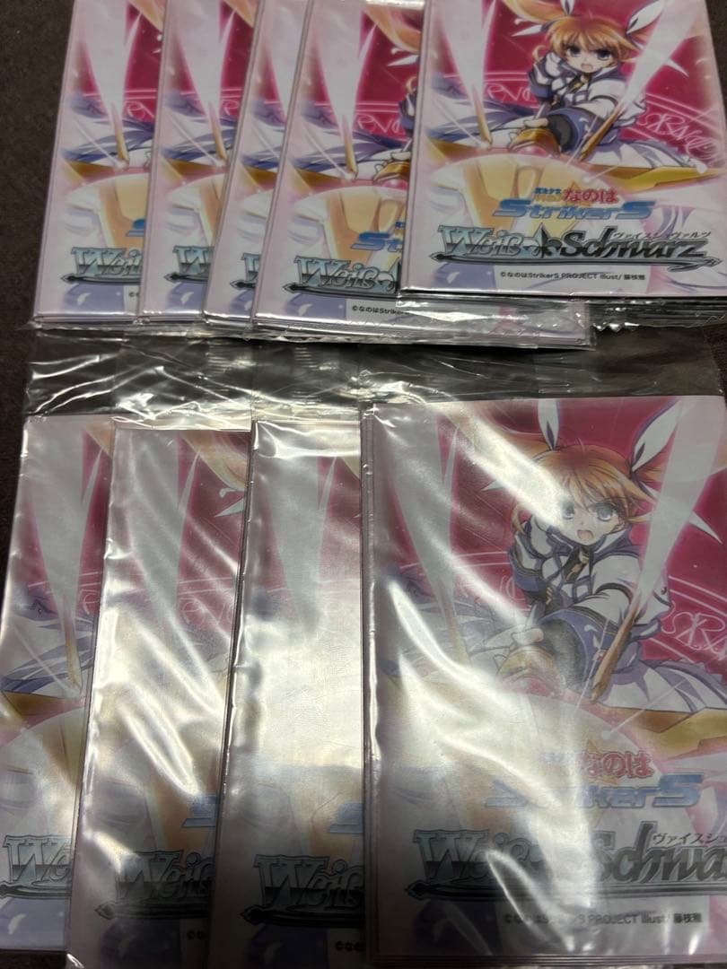 スリーブ　魔法少女リリカルなのはStrikerS　金銀キャンペーン　９個