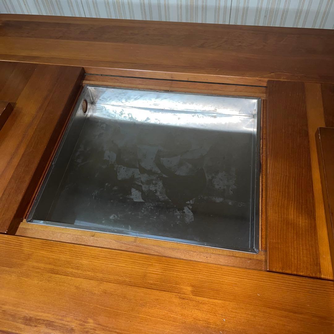 CANADIAN テーブル　木製収納付き