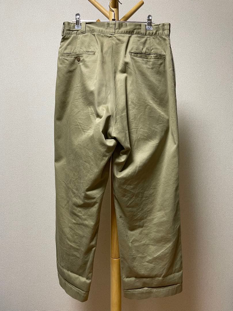 60's USARMY チノトラウザーズ ジッパータイプ