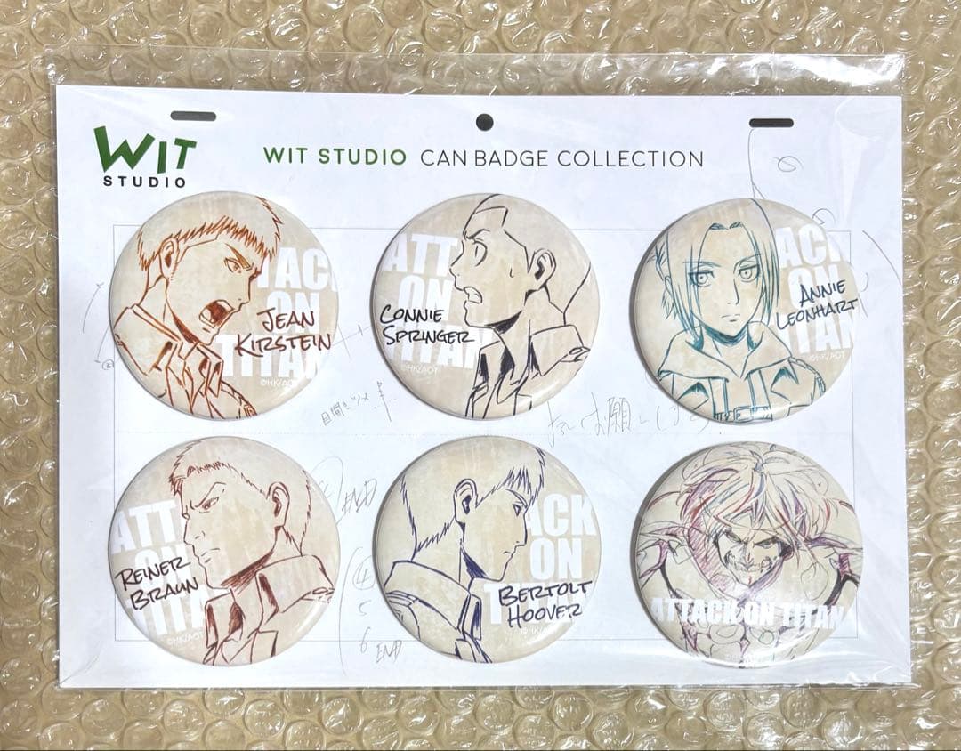 進撃の巨人　缶バッジコレクション　6種セット　C