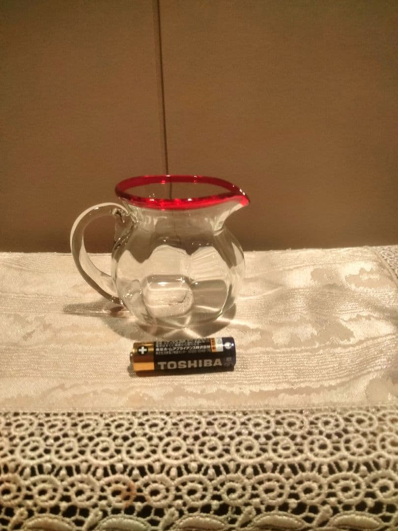 倉敷ガラス　名工　小谷眞三 超希少　ミルクグラス