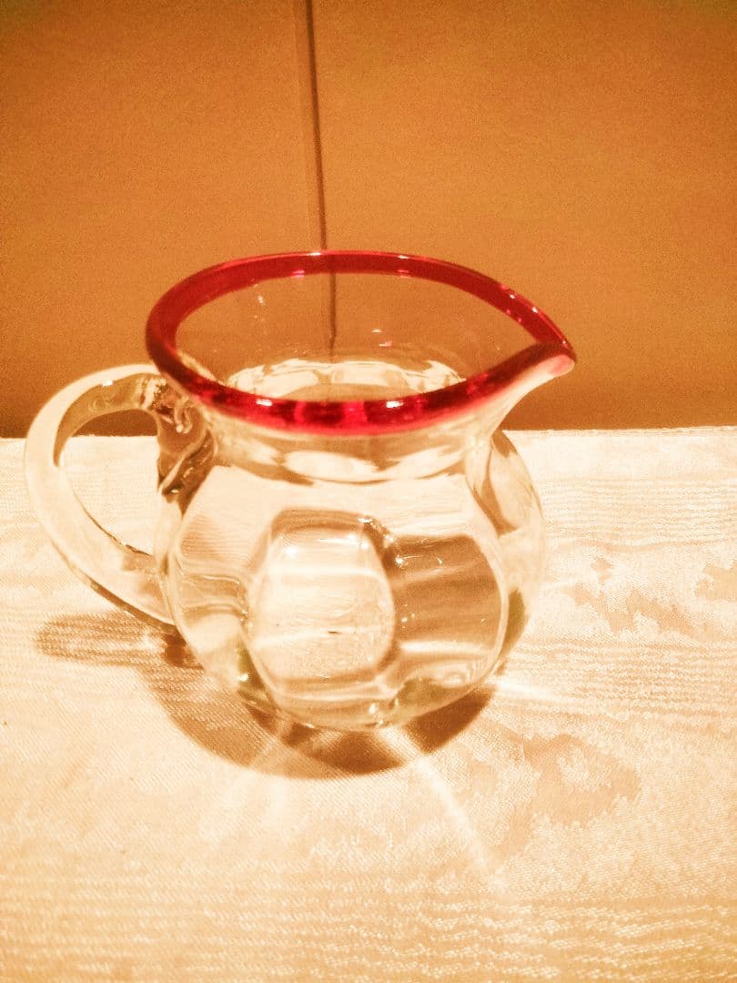 倉敷ガラス　名工　小谷眞三 超希少　ミルクグラス