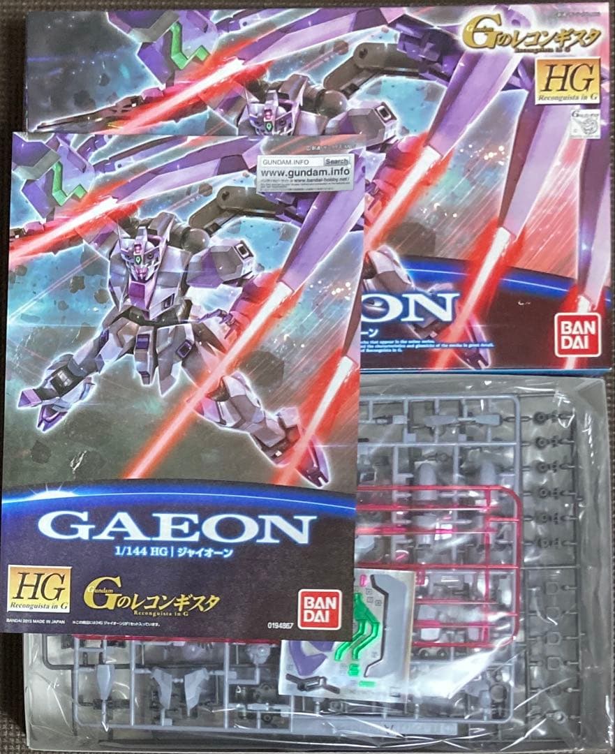 HG Gセルフほか、レコンギスタキット6点セット