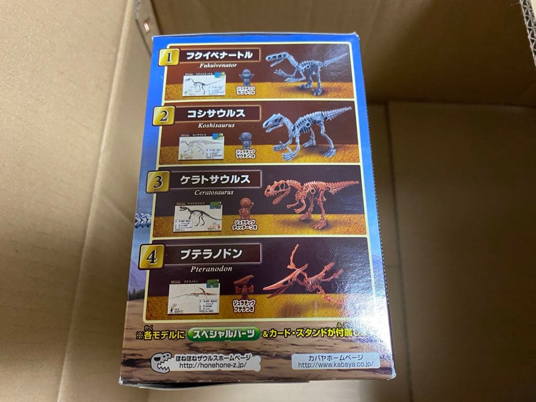 ほねほねザウルス　福井県立恐竜博物館　コンプリートセット　未開封　未組立　カバヤ