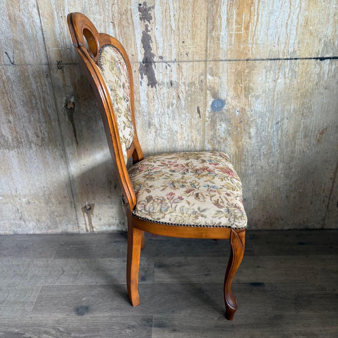 イタリアクラシック　フローレンスチェア　ダブルバック　猫脚　ヴィンテージ