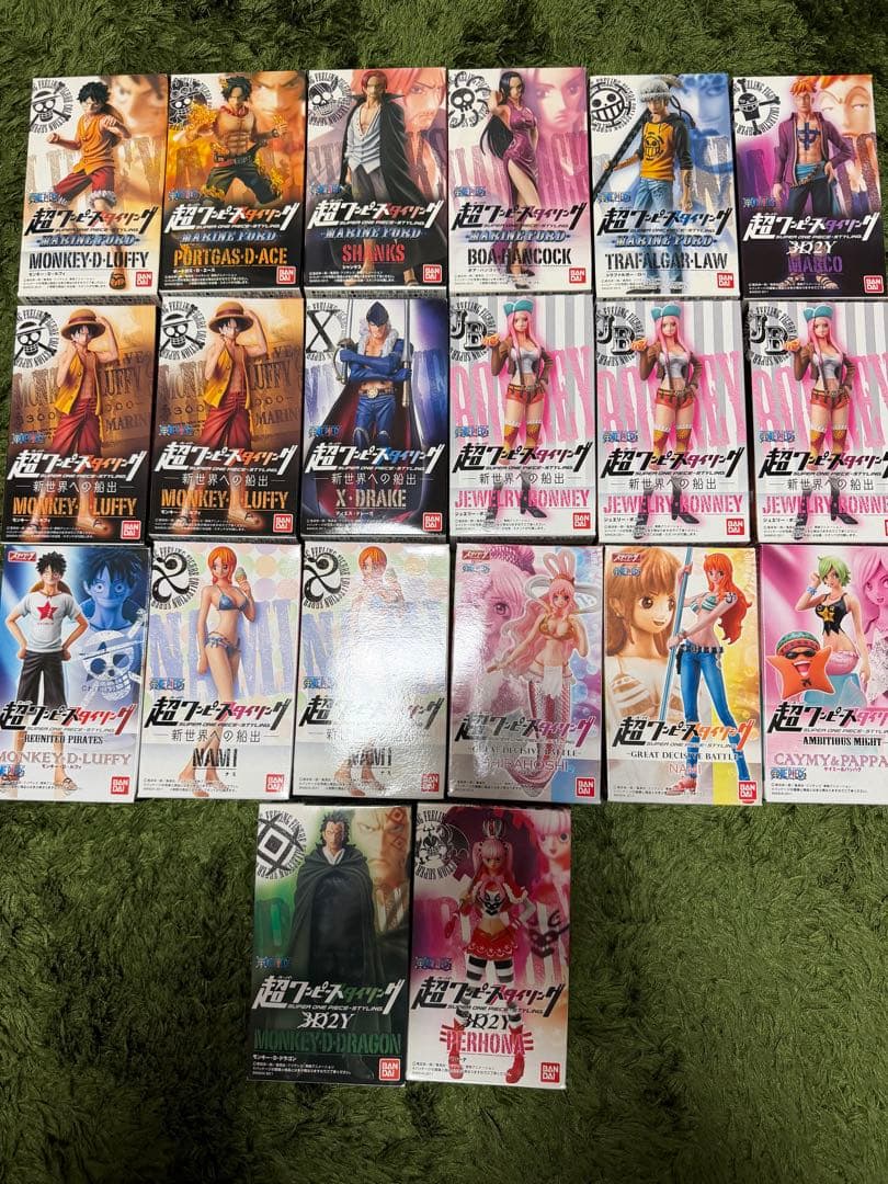ワンピーススタイリングフィギュア　32個セット　ノーマル、レア