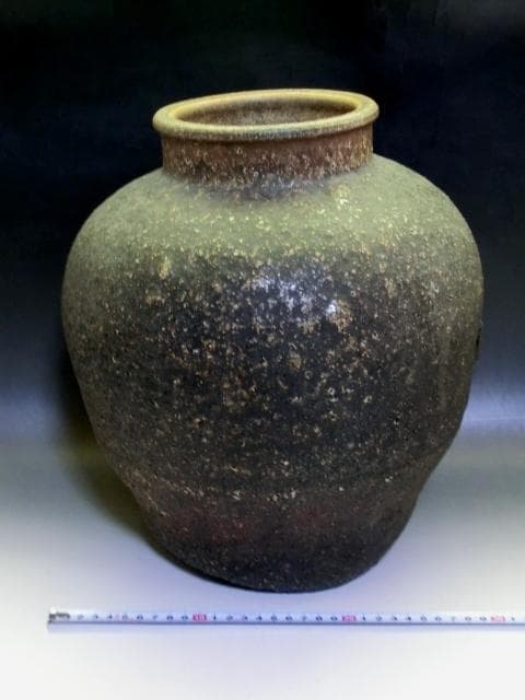 壷■古信楽 伊羅保古壺 古い水瓶 花瓶 甕 置物 時代物 骨董品■