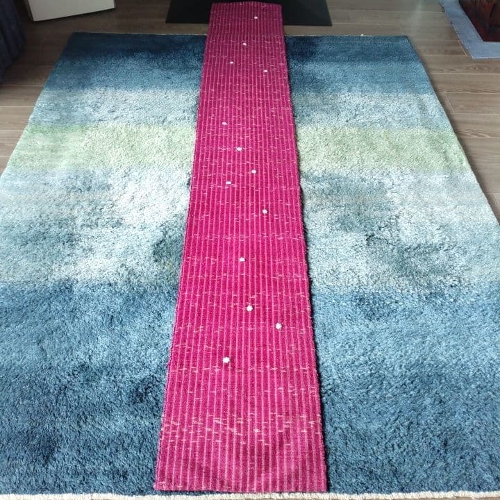 裂き織り敷物⭐︎ランナー⭐︎タペストリー阪急梅田「匠の技展」購入品⭐︎新品未使用