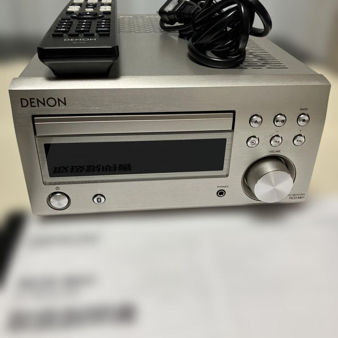 DENON CDレシーバー RCD -M41 動作品 2023年製