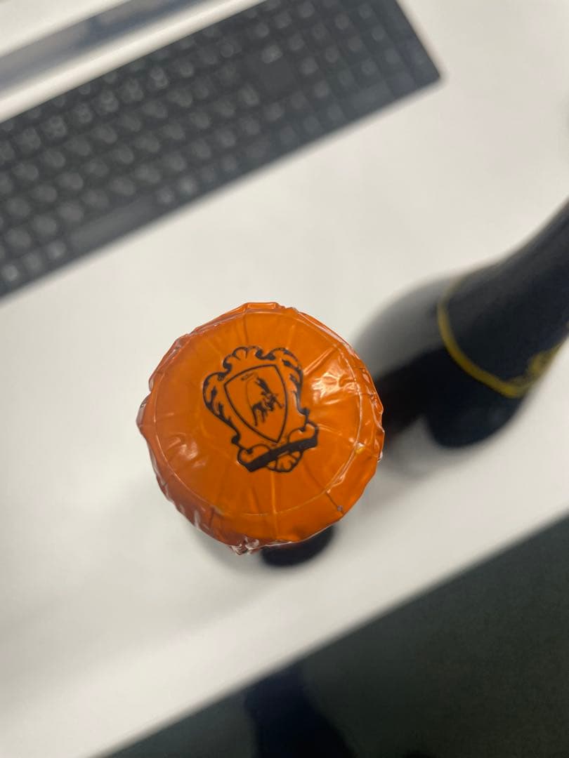 Lamborghini オレンジ・イエローセット 光るシャンパンクーラー付き