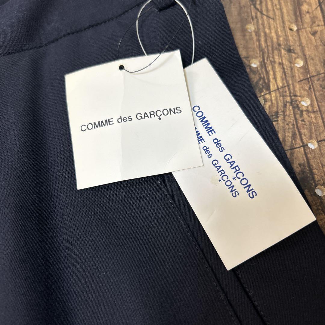 新品タグ付　コムデギャルソン　サルエルパンツ　黒　紺　L ウール100%