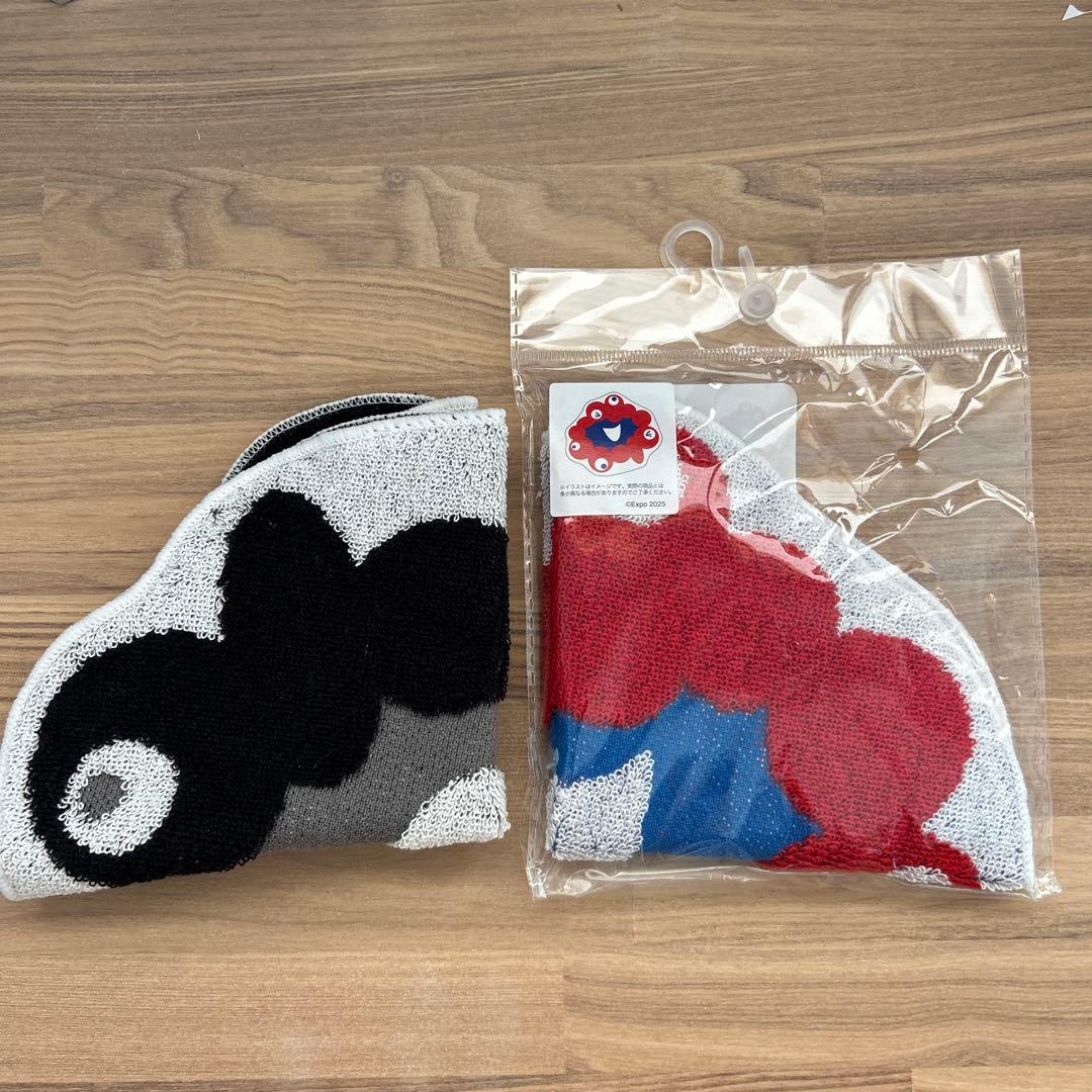 ⭐︎新品⭐︎ミャクミャク　ダイカット　ミニタオル　万博限定