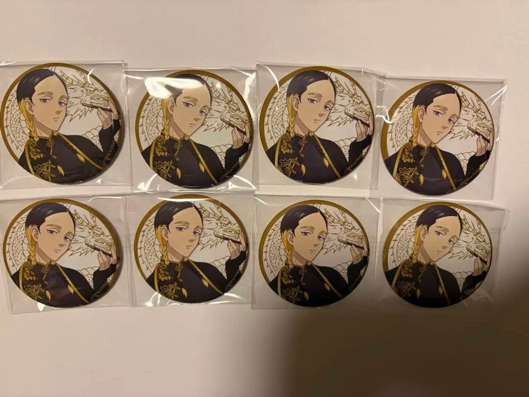 雲龍風虎　灰谷蘭　缶バッジ