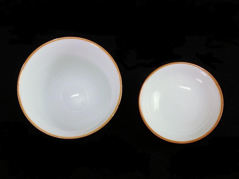 古伊万里　白磁　蓋向付　江戸中期　C358AS-fbjr