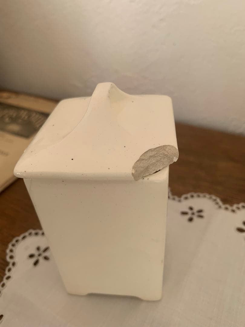 フランス　蚤の市　キャニスター　3個セット　ブロカント