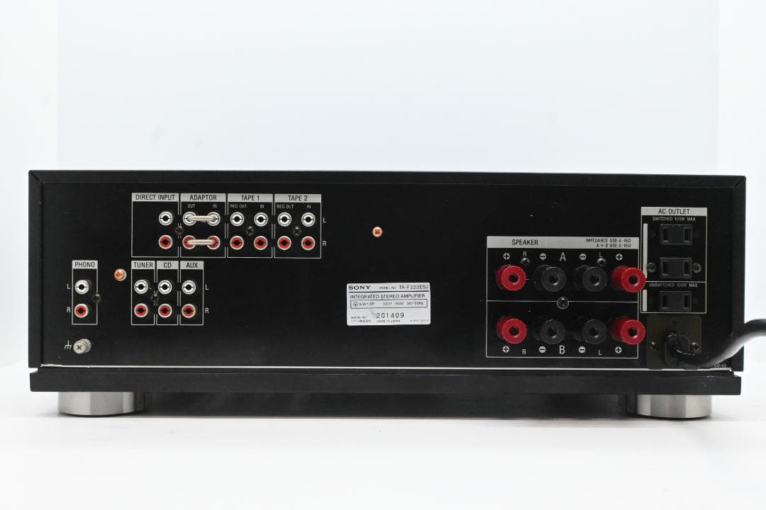 ＳＯＮＹ　プリメインアンプ　ＴＡ－Ｆ２２２ＥＳＪ　【動作品　美品】