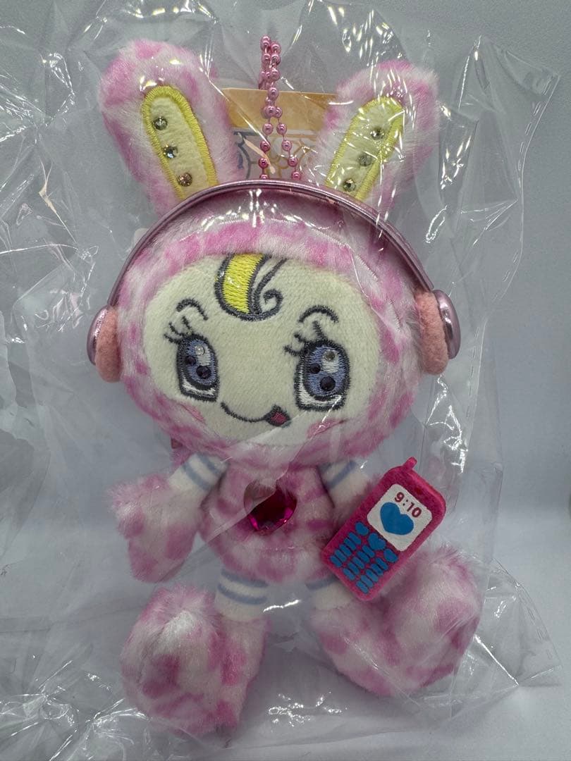 ベリエちゃん　レオパード　ぬいぐるみ　ポーチ　ピンク　ナルミヤ　メゾピアノ