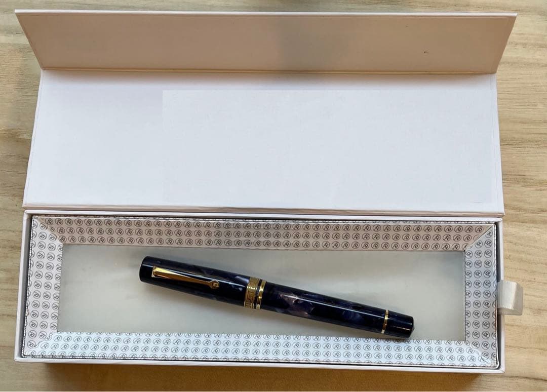 アルマンド・シモーニ・クラブ ボローニャ メディオ ブルー・ラ・ロイヤル 万年筆