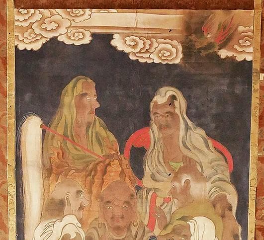 【博物館級】◆『 吉山明兆(兆殿司) 十六羅漢図』◆検） 狩野永徳 狩野探幽