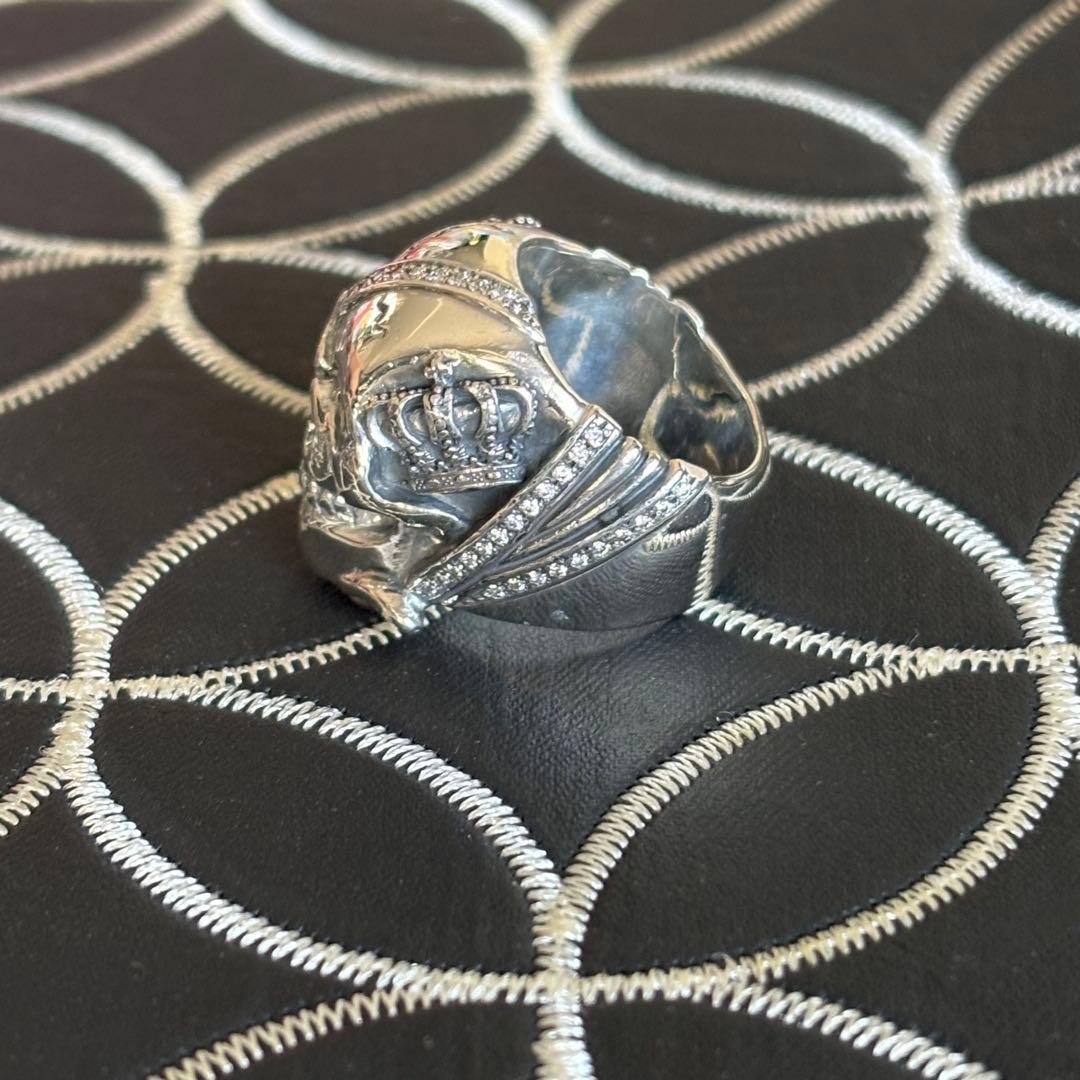 山下智久着用◆JUSTIN DAVIS◆スカルリング◆15号◆137,500円◆