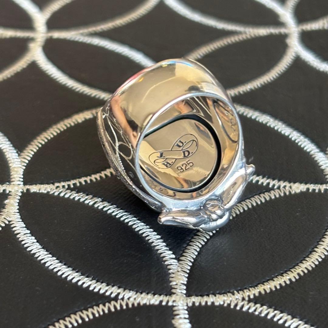 山下智久着用◆JUSTIN DAVIS◆スカルリング◆15号◆137,500円◆